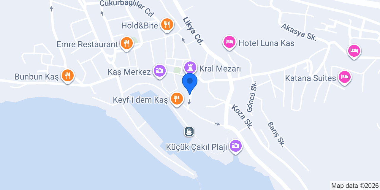 Gallery Kaş konumu
