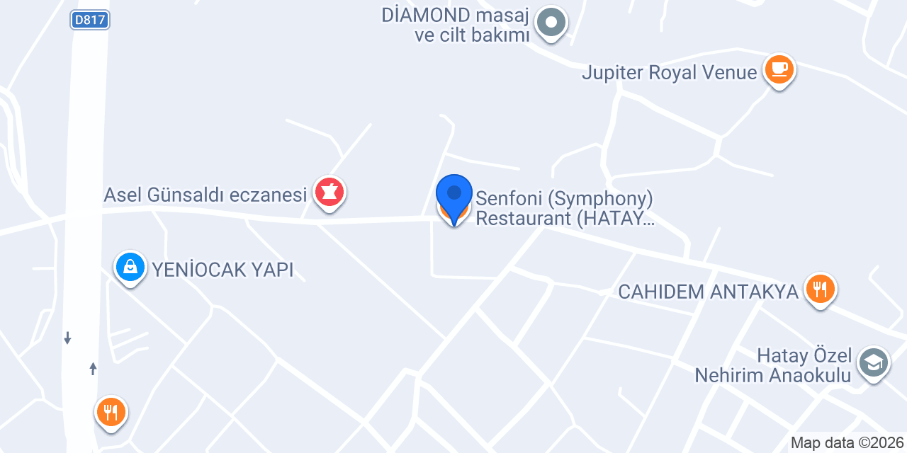 Senfoni (Symphony) Restaurant (HATAY MUTFAĞI) konumu