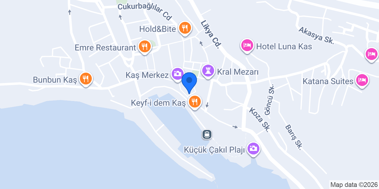 Mavi Bar konumu