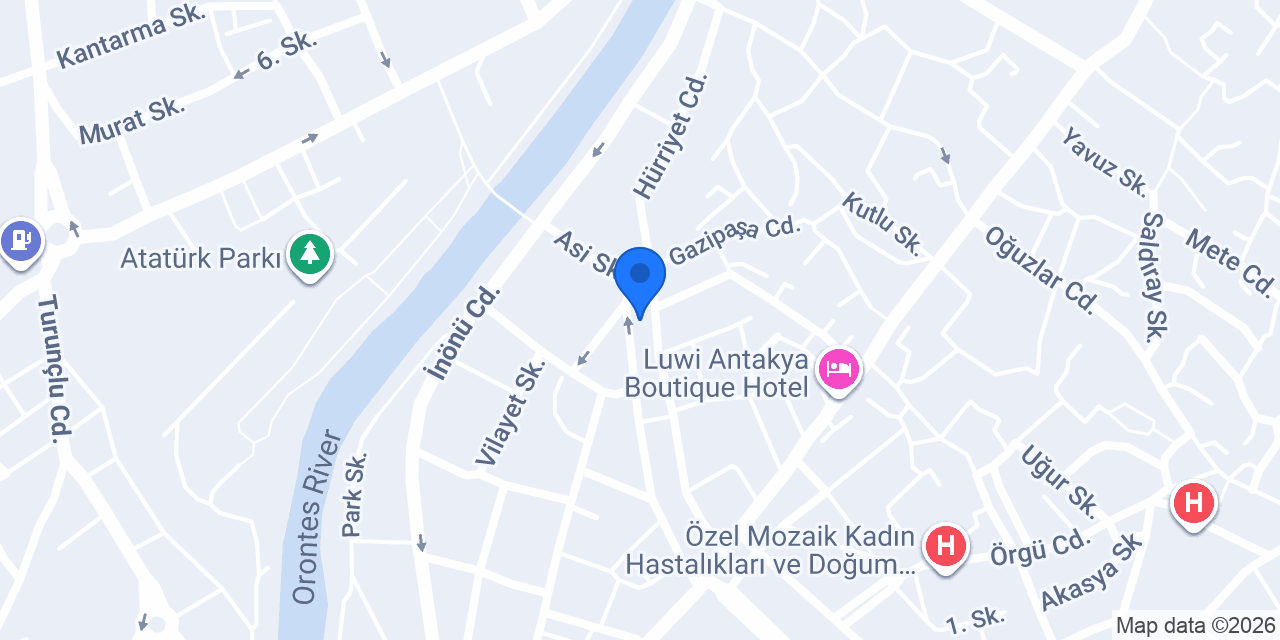 Siesta Döner Saray Caddesi konumu