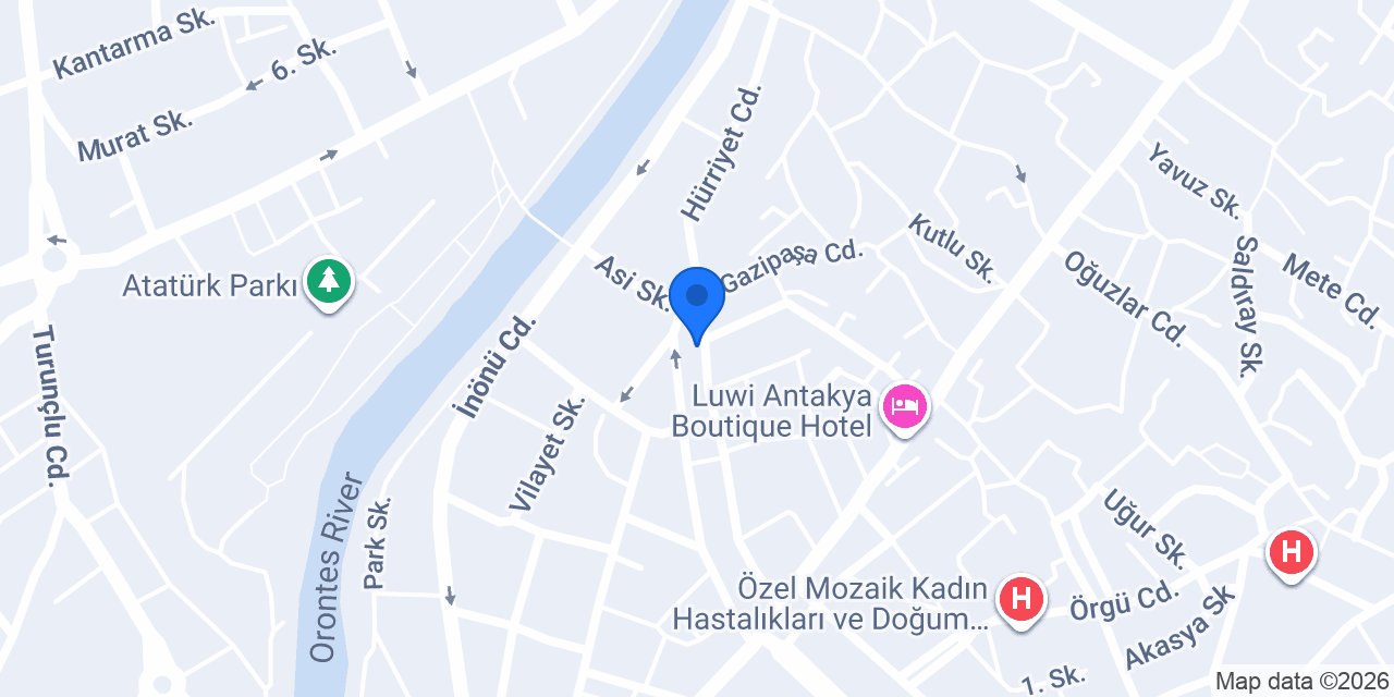 Burger House Antakys konumu