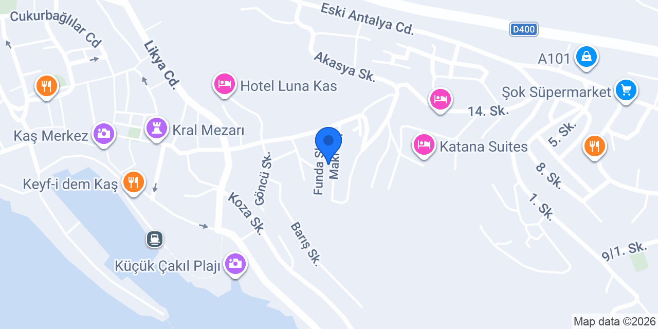 Dolunay Apart konumu