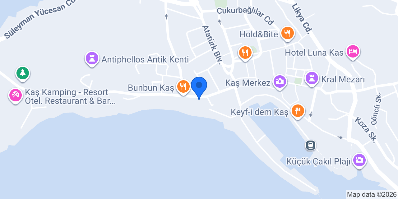 Kaş Kültür Evi konumu