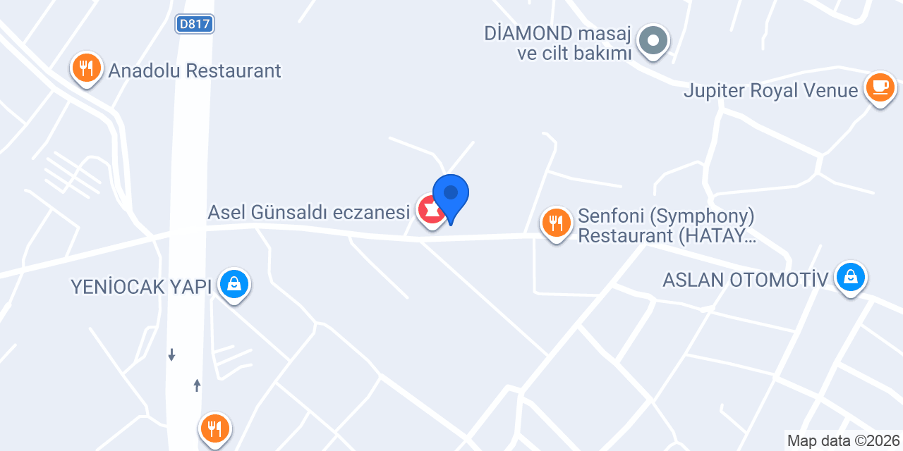 Yeter Çelik Yapı konumu