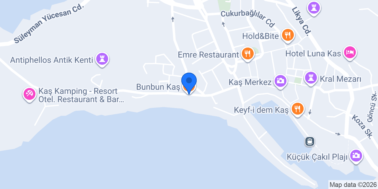 Bunbun Kaş konumu