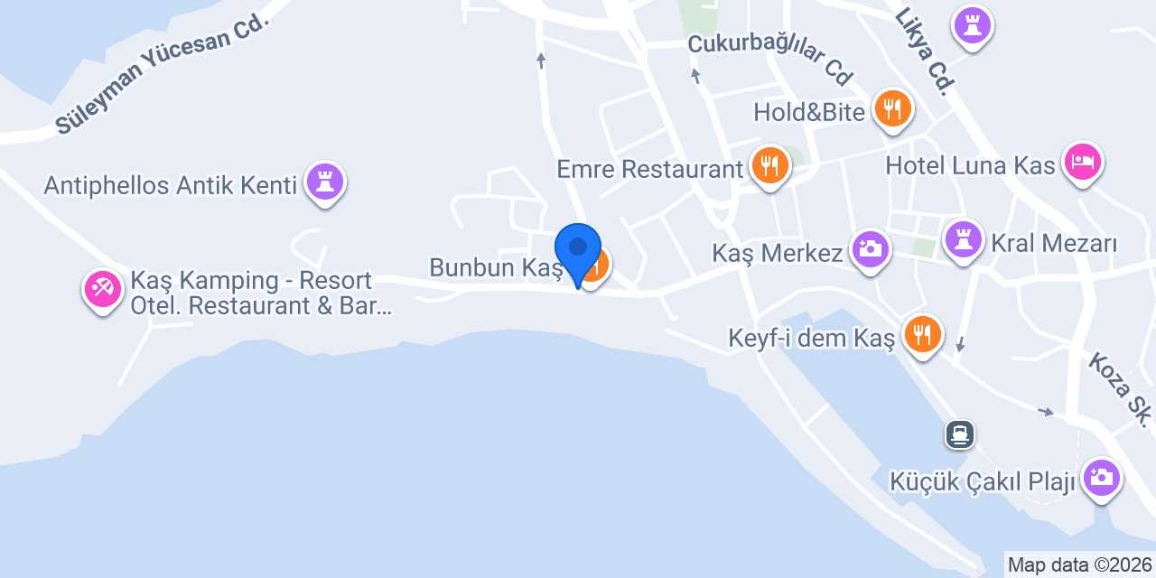Kaş Old Town Hotel & Beach konumu