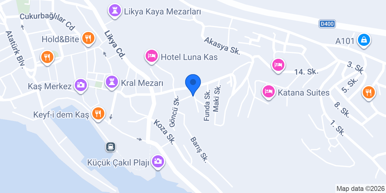 Smyrna Pansiyon konumu