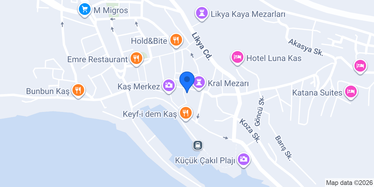 Haz'al Cafe konumu