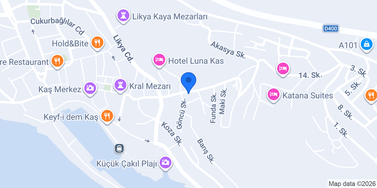 Paydos Pansiyon konumu