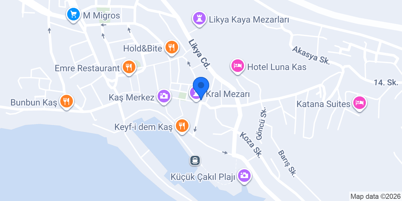 BAHÇE RESTAURANT konumu