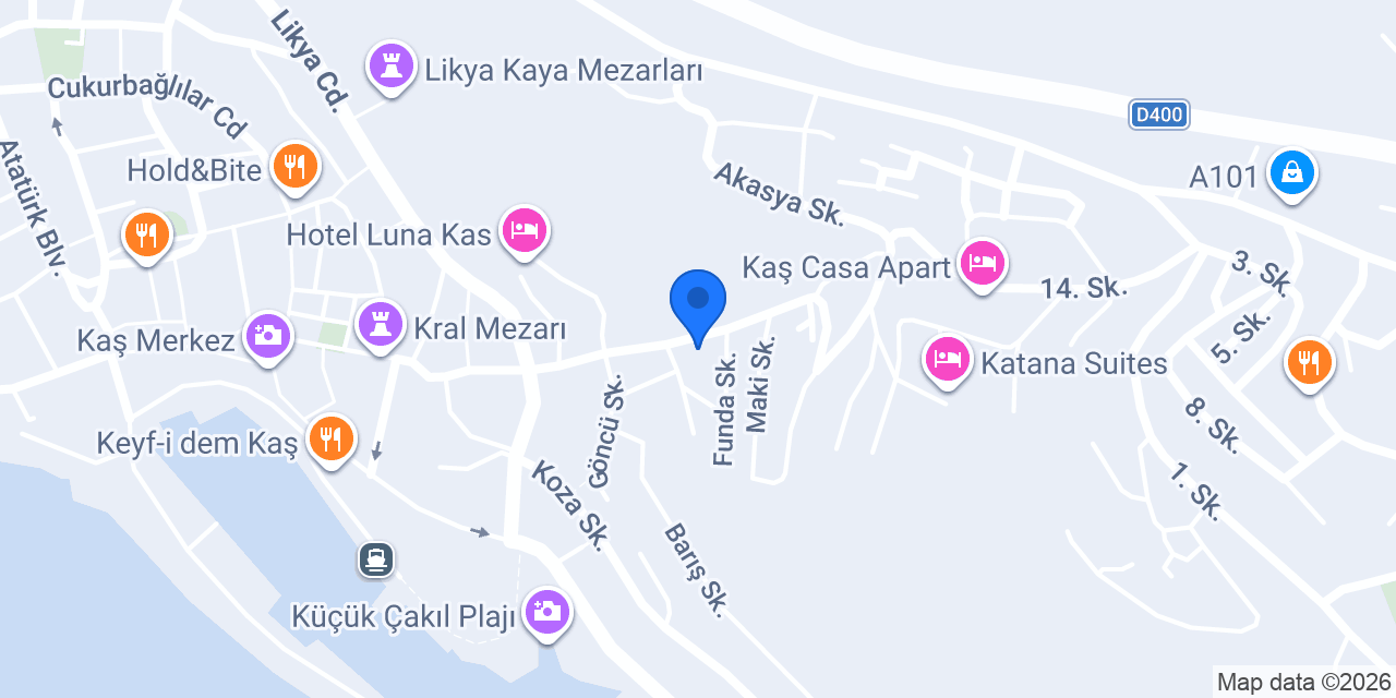Kaş Kadın Doğum Kliniği konumu