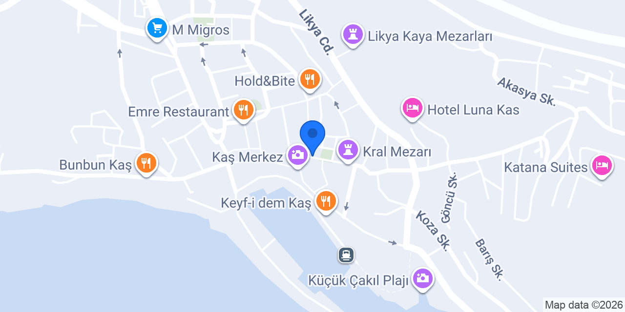 Mavi Kaş Turizm konumu