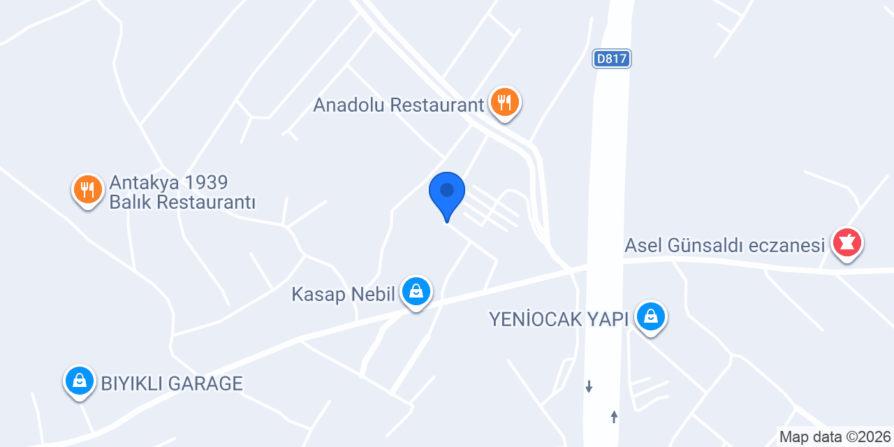 Dapsan Asansör Hatay konumu