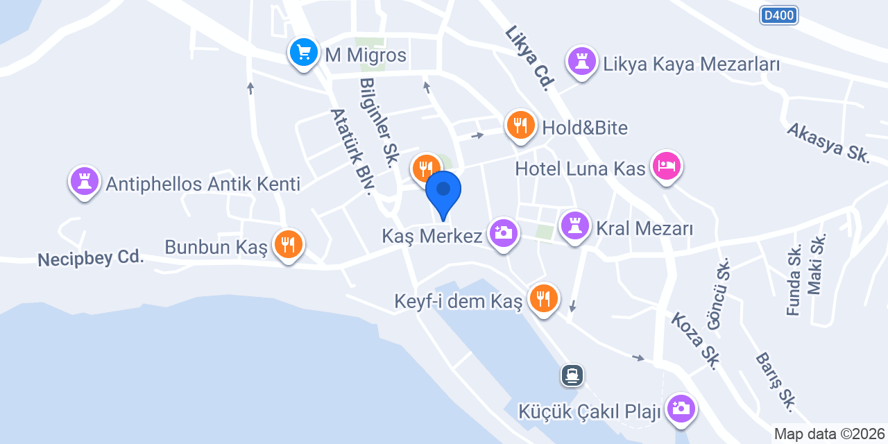 Paninaro Sandwich Kaş konumu