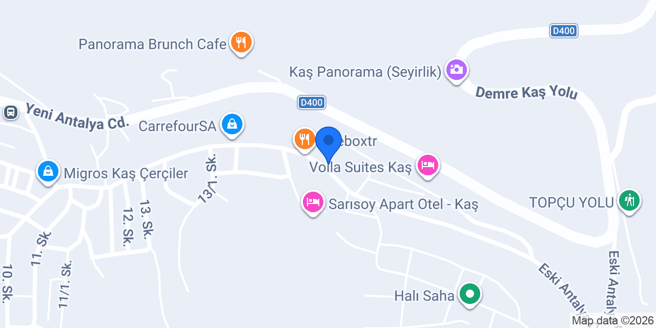 Özkan Elektrik Kaş konumu
