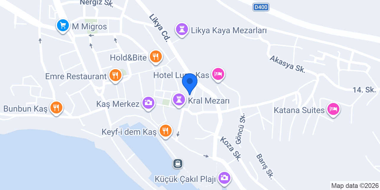 Kaş 15 Temmuz Şehitleri Anaokulu konumu
