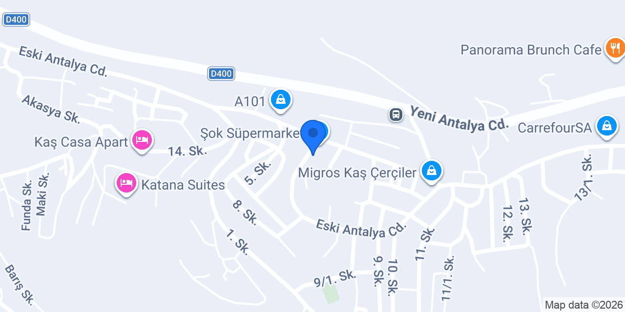 KAŞ HAVUZ konumu