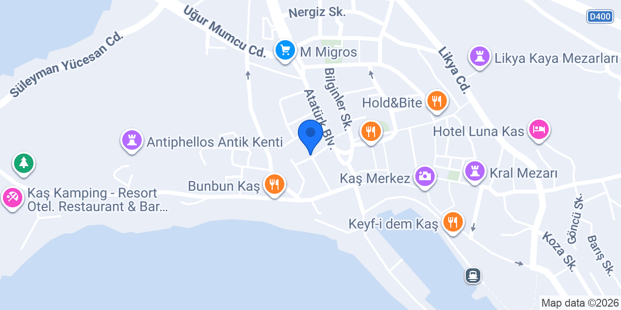 Deep Store Kaş konumu