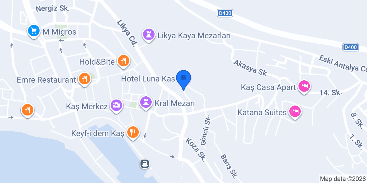 Çınarlar KC Apart konumu