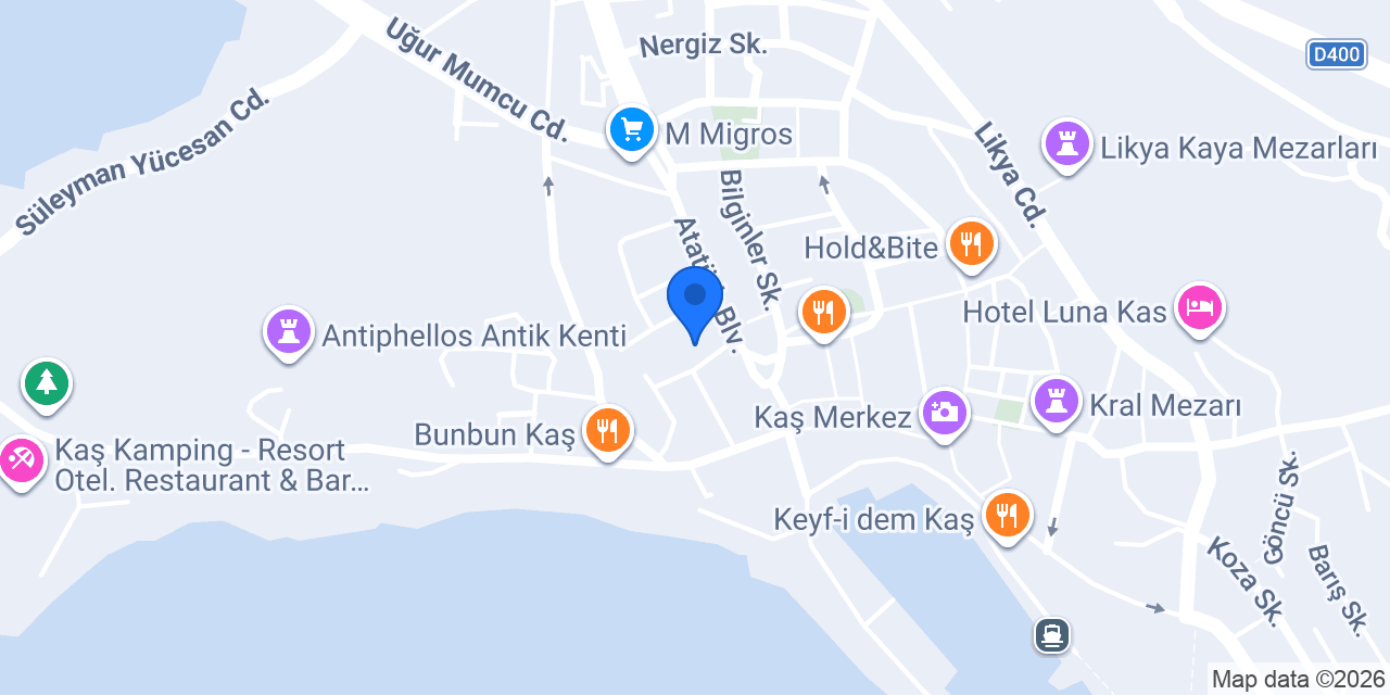 KAŞ Psikolog Beyza Girgin konumu