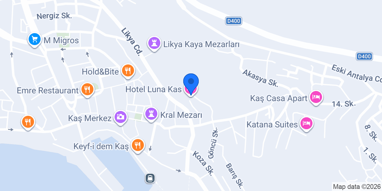 elea hotel konumu