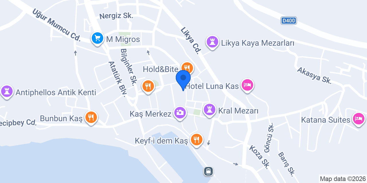 Galeri Mozaik & Hamam konumu