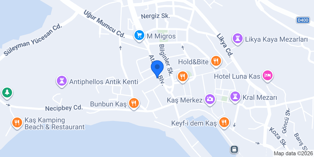 Kas Asel Kuaför Beauty Studio konumu