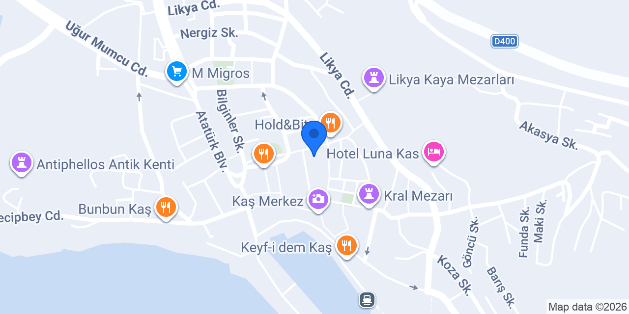 Heyz Kaş konumu
