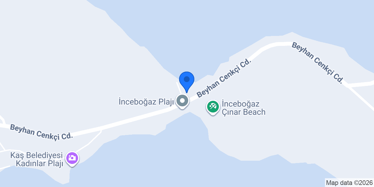 SuPaddle Co. Kaş konumu