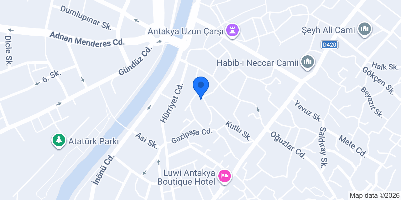 Kavinn Butik Otel konumu
