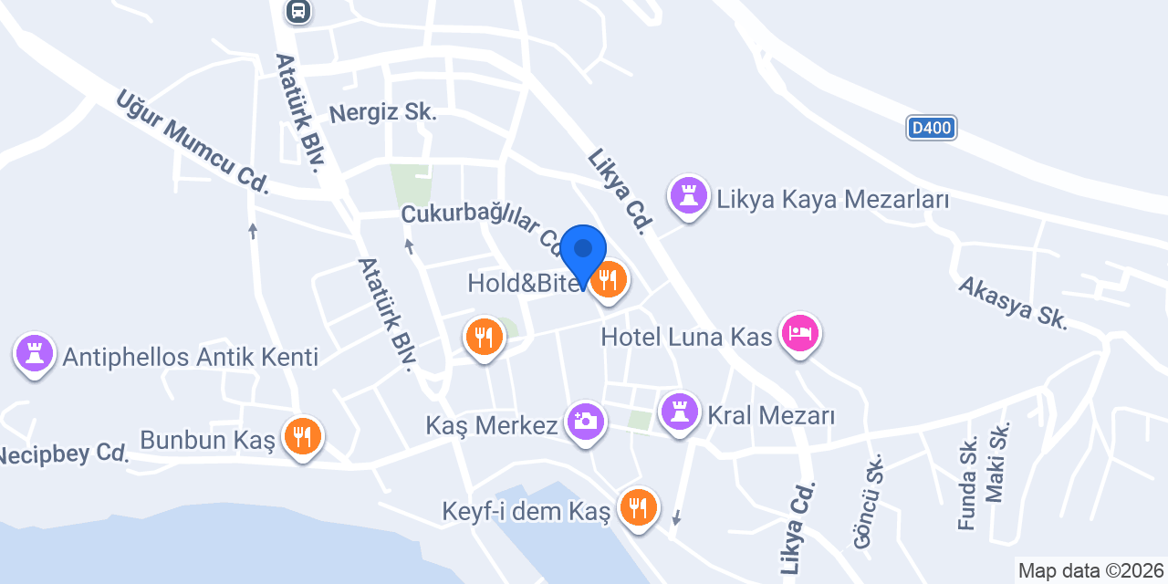 Kaş Corner Temizlik konumu