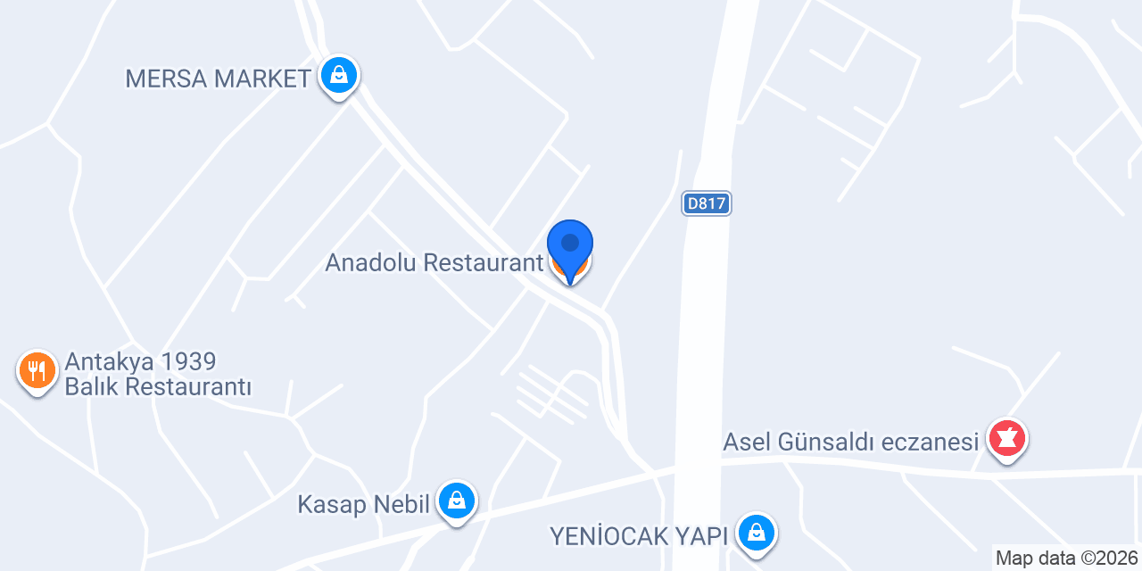 Anadolu Restaurant konumu