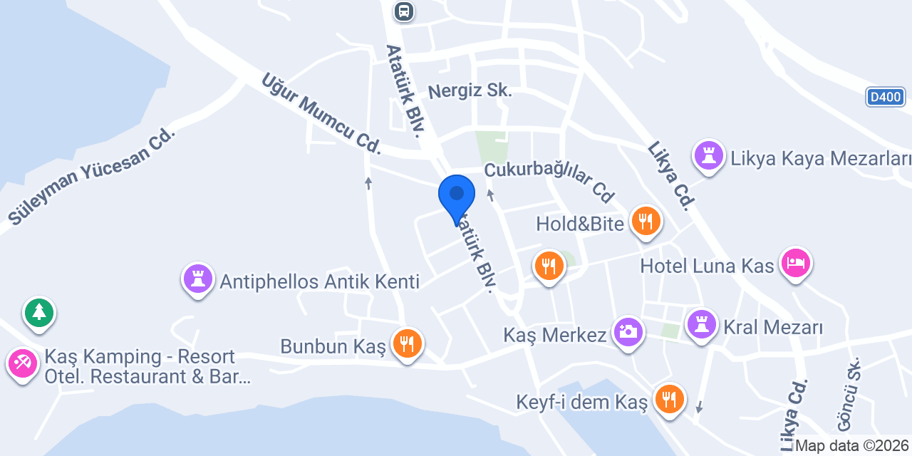 Kervan pide ve döner salonu konumu