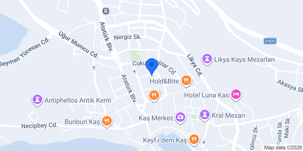 Kaş Çok Programlı Anadolu Lisesi konumu