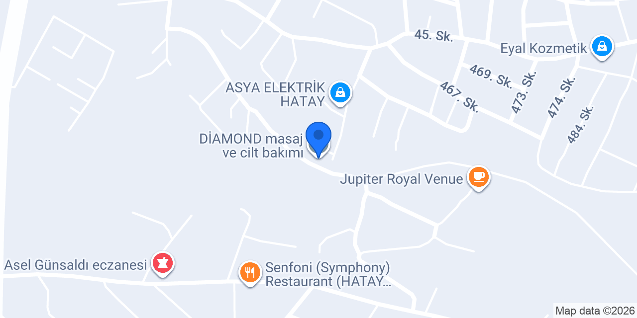 DİAMOND masaj ve cilt bakımı konumu
