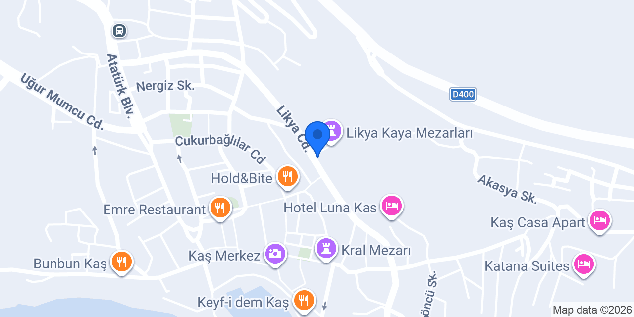 Mavi Kıyı Suites konumu