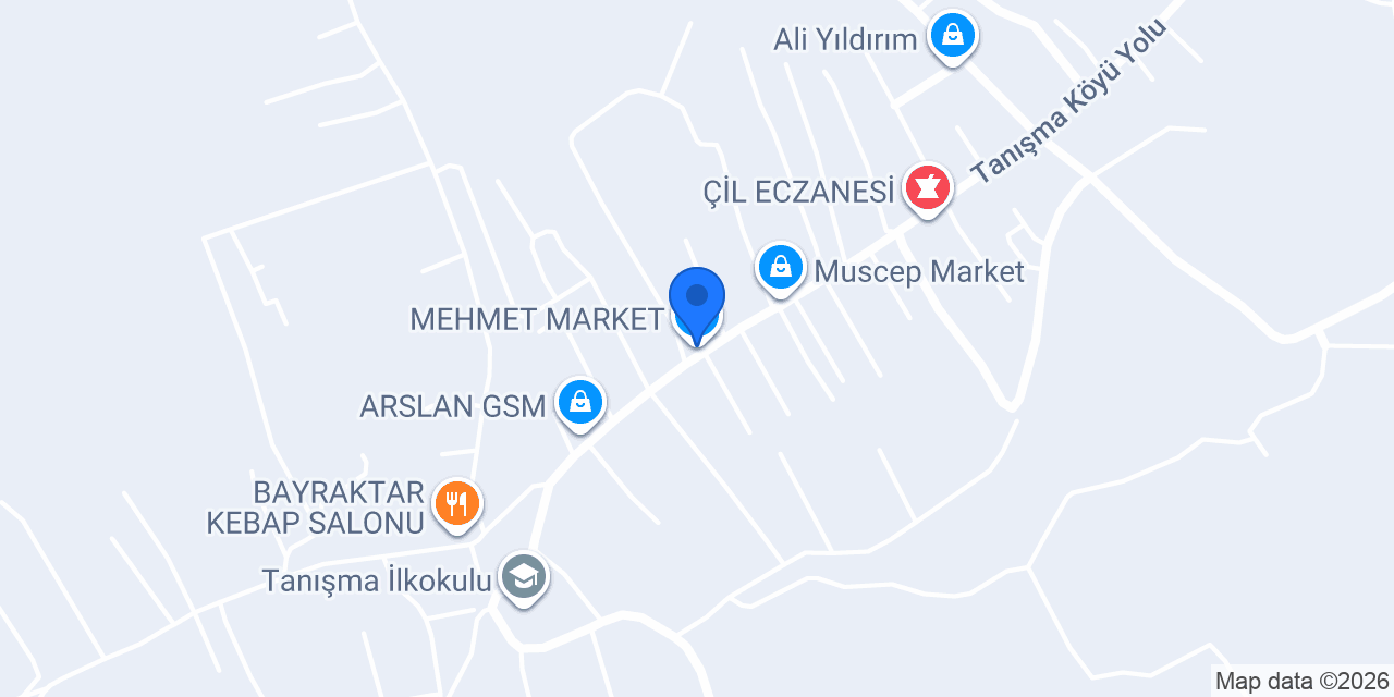 MEHMET MARKET konumu