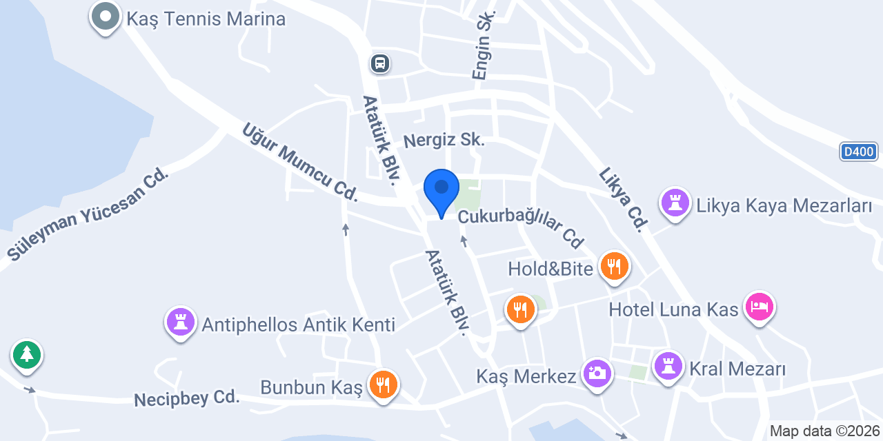 KAŞ BALIK MARKET konumu