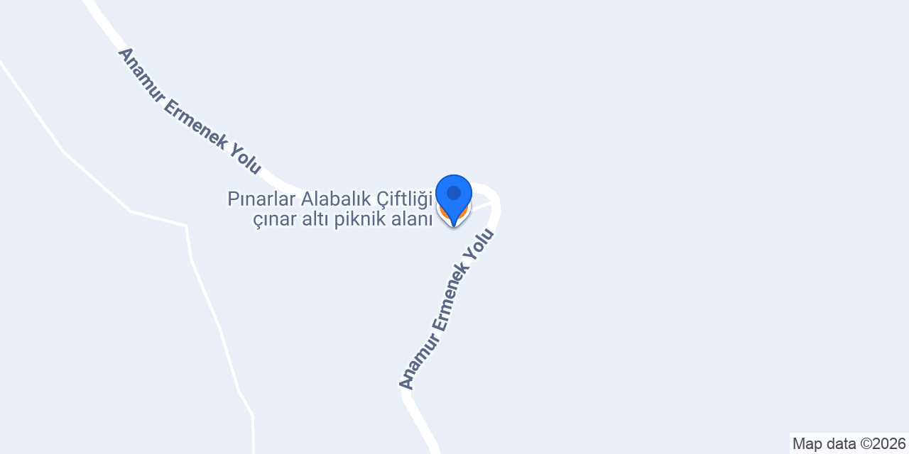 Pınarlar Alabalık Çiftliği çınar altı piknik alanı konumu