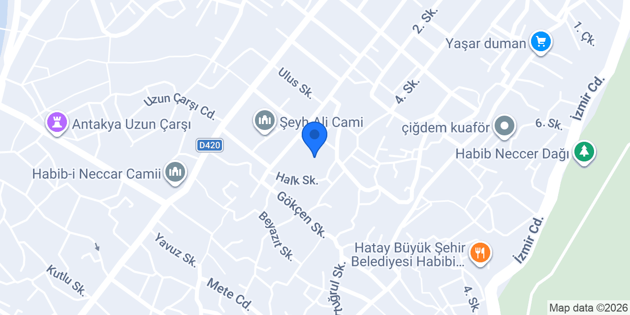 Emert Yatak Baza konumu