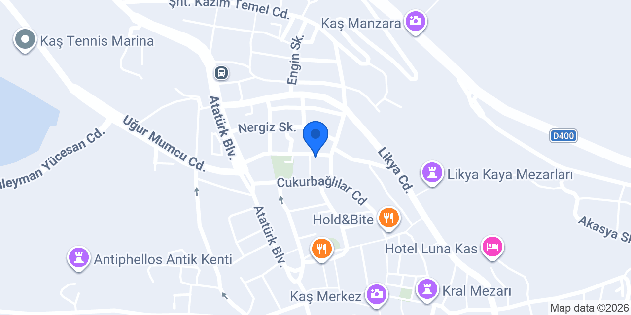 Kas Estate konumu