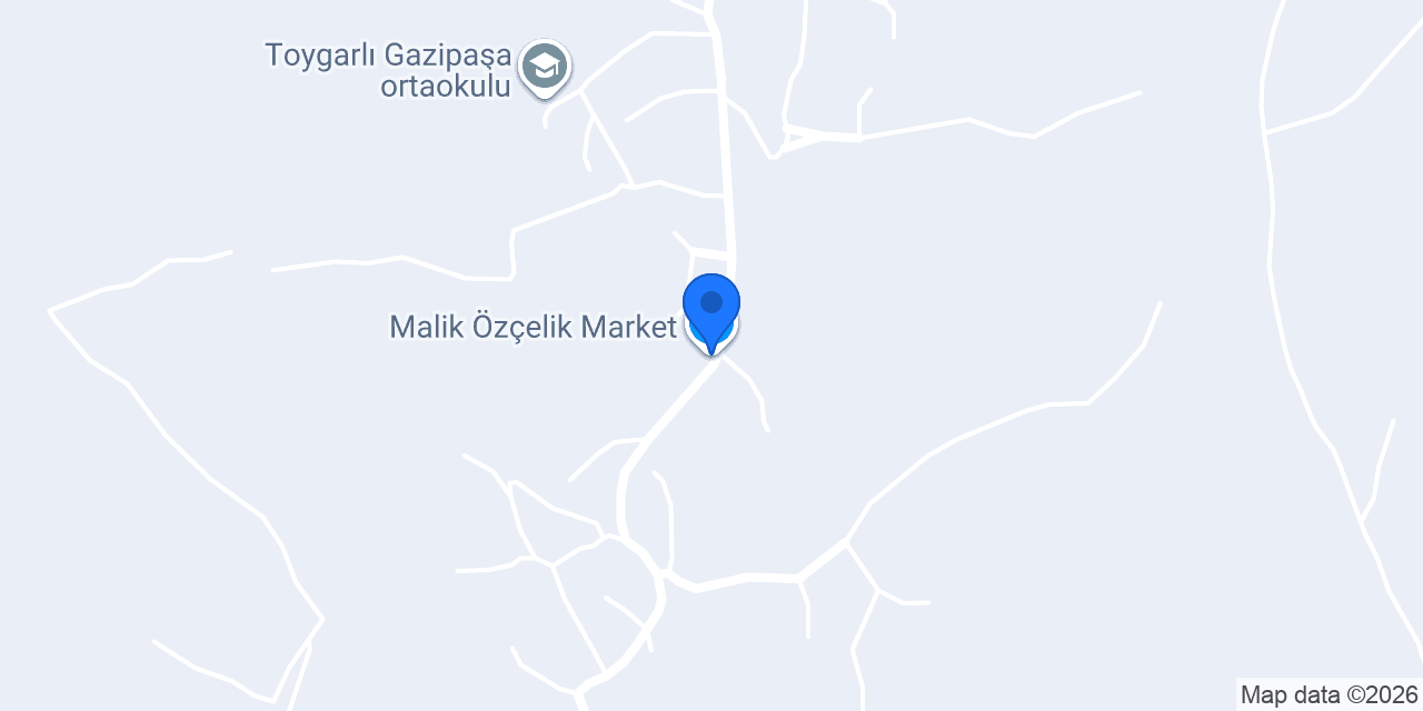Malik Özçelik Market konumu
