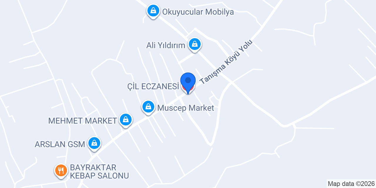 ÇİL ECZANESİ konumu