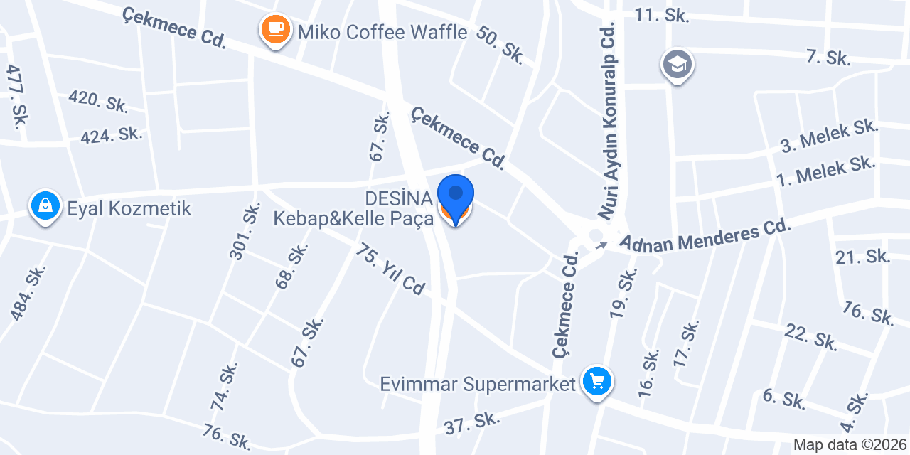 DESİNA Kebap&Kelle Paça konumu