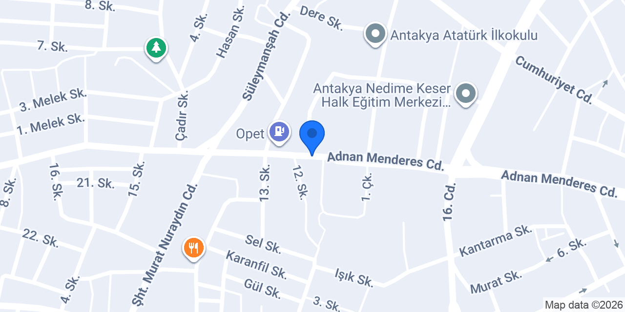 Kırmızı Yelekliler Derneği Hatay konumu