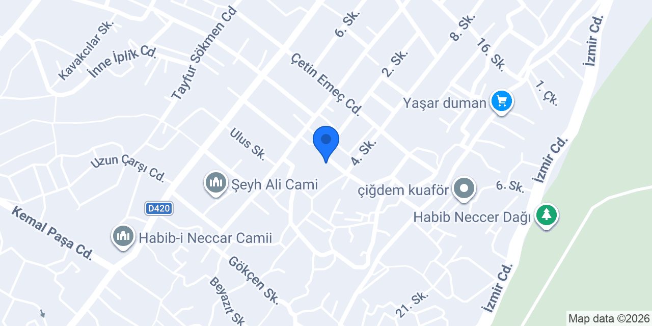 Anka oto boya konumu