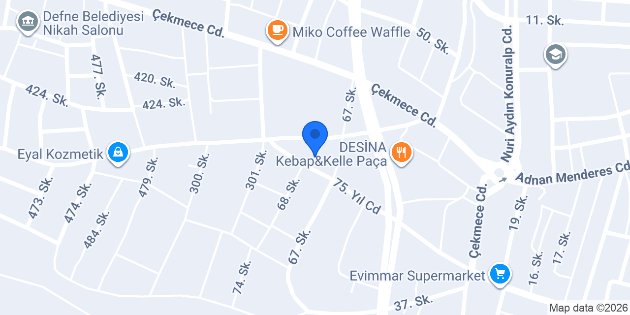 Ada Deniz Mini Market konumu
