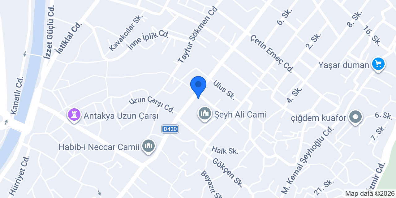 Gülşah Güzellik Hatay konumu
