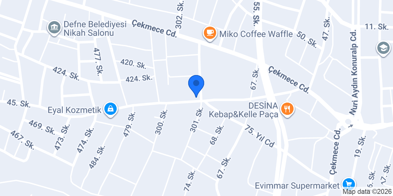 VESİLE YILDIZ APT Asya elektrik defne konumu