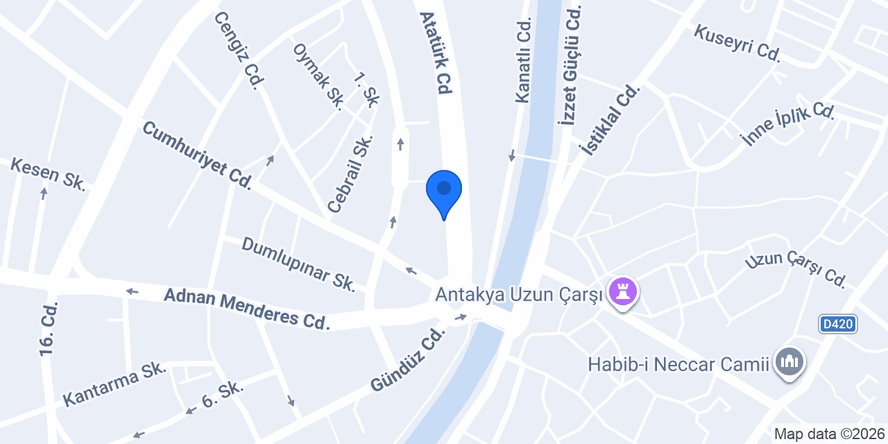 Eminevim Hatay Şube konumu